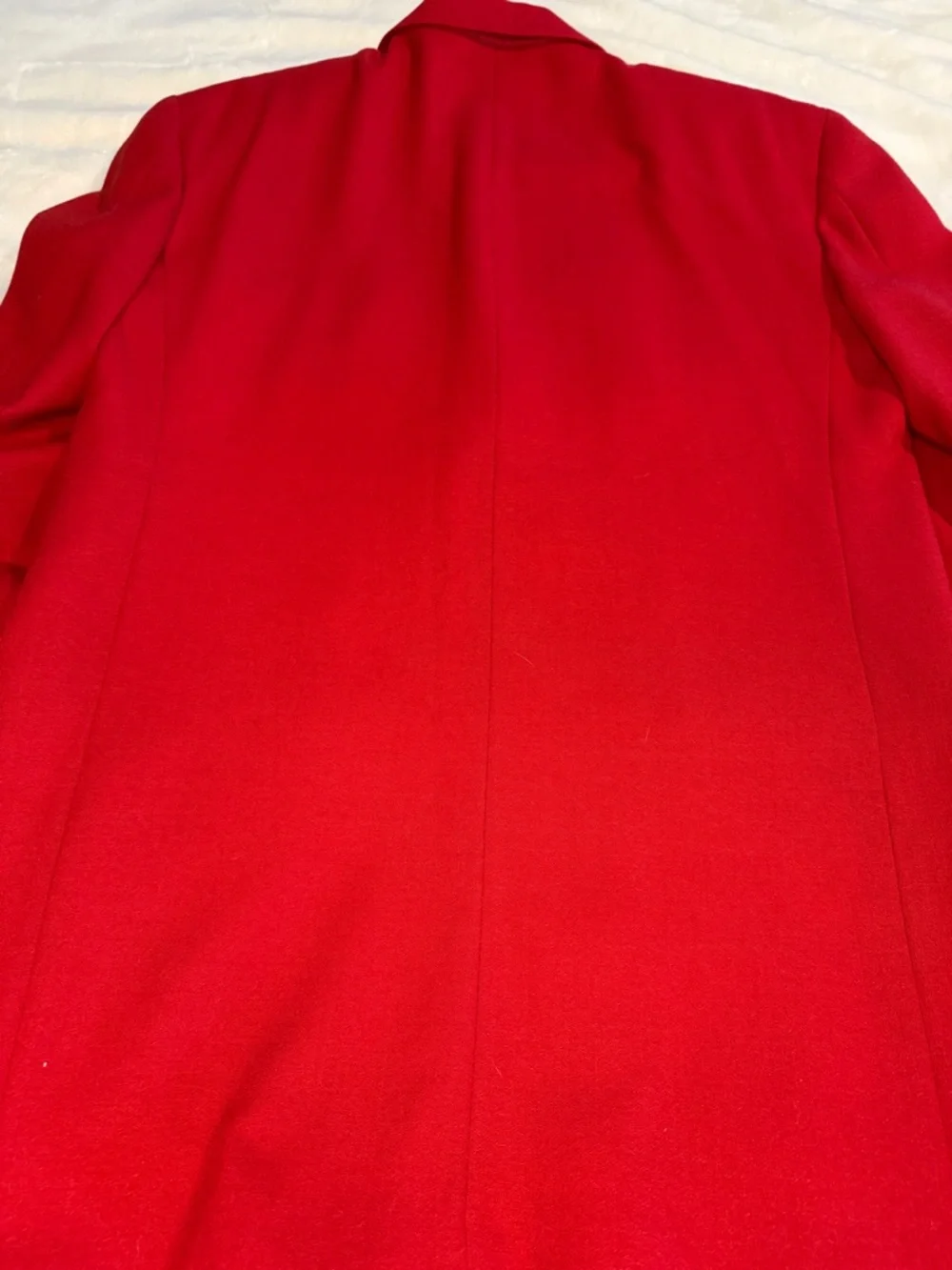Vintage Europa Collection Diffusion Red 100% Wool Blazer / Suit Jacket 40/42